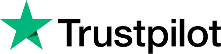 Trustpilot logo with a green star on a white background